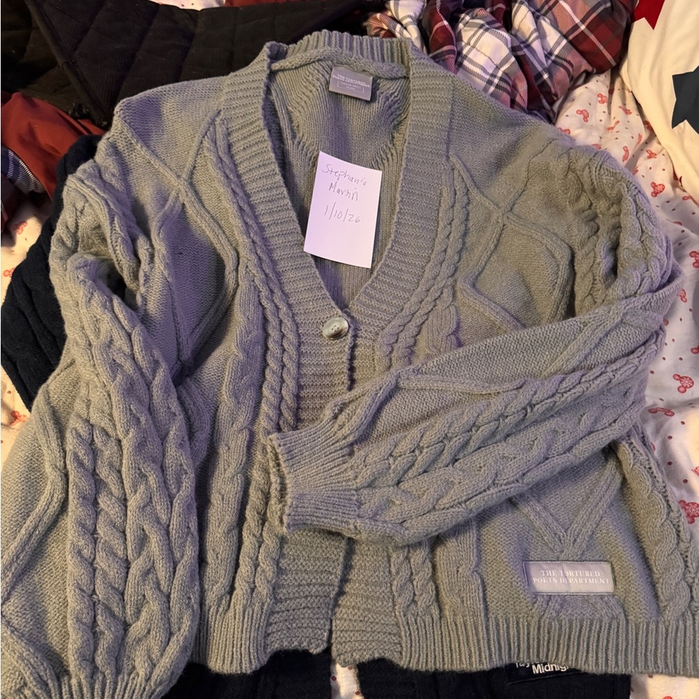 Taylor Swift TTPD Cardigan 3x/4x